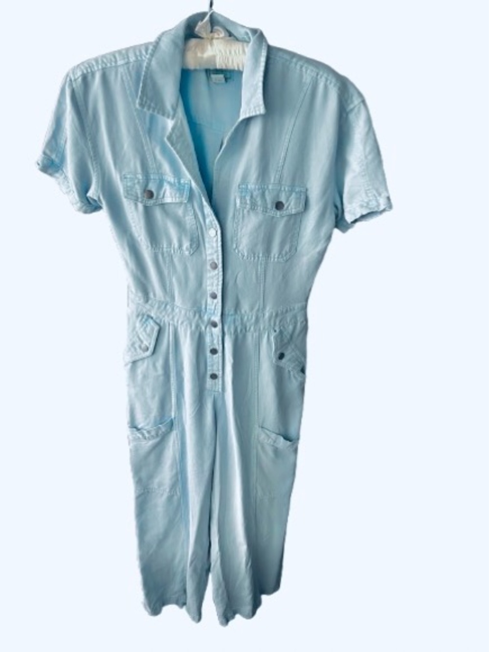 INCREDIBLY SOFT Robin’s Egg Blue Jumpsuit by GUESS Pants Romper Designer Small